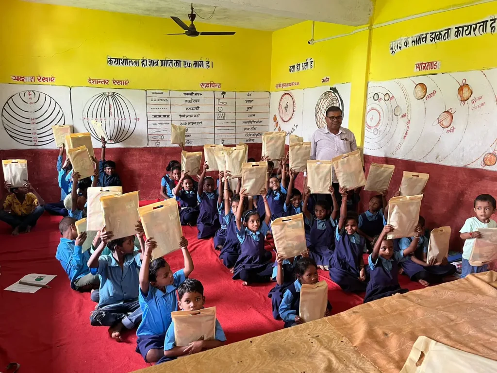 Children with Tigers4Ever education packs